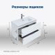 Тумба под раковину Aquanet Алвита New 277510 60 см белый матовый