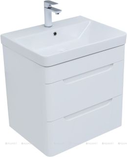 Тумба под раковину Aquanet София 288905 60 см белый глянец