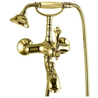 Смеситель для ванны и душа однорычажный, золото Cezares MARGOT-VDM-03/24-M