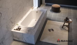 Ванна чугунная Goldman Comfort CF17075 170x75см с ножками