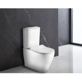 Унитаз-компакт Azario Maro AZ-2154 безободковый с бачком и сиденьем микролифт