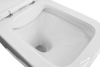 Унитаз подвесной Azario BOCA AZ-1048 A безободковый c сиденьем микролифт