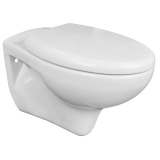 Унитаз подвесной Azario STELLA AZ-VT005+AZ-VT005sc ободковый с быстросъемным сидением микролифт