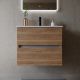 Подвесная тумба под раковину Sancos Urban UR80EG 80см дуб галифакс натуральный