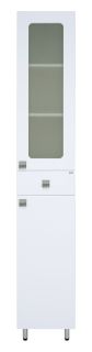Напольный шкаф - пенал Misty Урал 35см правый белый