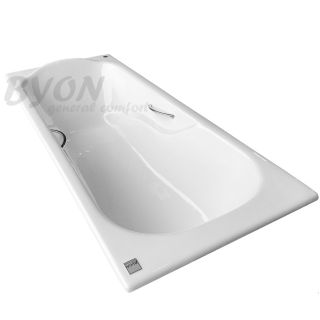 Ванна чугунная Byon Christa 180x80x45 см с ручками