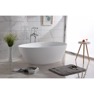 Ванна из искусственного камня Timo Rali RALI1700 170x80 см белый