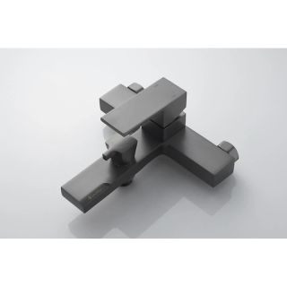 Смеситель для ванны Knotlor KN-22/GM, вороненая сталь