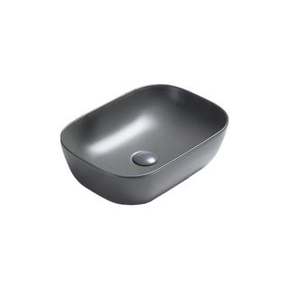 Раковина керамическая Vincea VBS-102MG, 455*325*135, накладная, цвет серый матовый