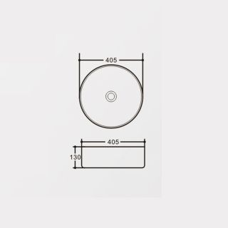 Раковина Vincea VBS-316MB 40.5 см черная