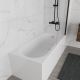 Ванна акриловая Vincea VBT-2B150-FR с каркасом 1500*700*480, пристенная, цвет белый