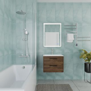 Ванна акриловая Vincea VBT-2G170-LG с ножками 1700*700*470, пристенная, цвет белый