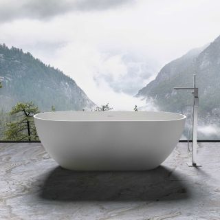 Ванна из искусственного камня Vincea VBT-4S04MW 170x80см белый матовый