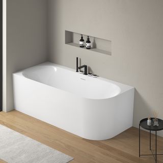 Ванна акриловая Vincea VBT-704-1800-L, цвет белый, щелевой перелив