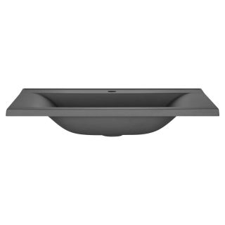 Раковина Vincea VCB-3M750G из кварцевого камня, цвет матовый серый