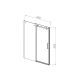 Душевая дверь Vincea Como-N VDS-4CN130CL, 1300, хром, стекло прозрачное