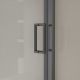 Душевая дверь Vincea City VDS-5CT130CLGM, 1300, вороненая сталь, стекло прозрачное