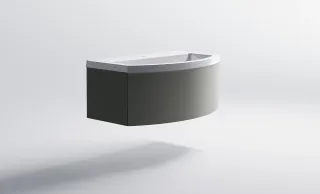 Тумба с раковиной Astra-Form Венеция 2.0 3100003ncss3502-y+04010022 80 см серо-бежевый матовый