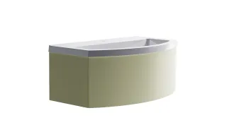 Тумба с раковиной Astra-Form Венеция 2.0 3100003ral1013+04010022 80 см бежевый матовый