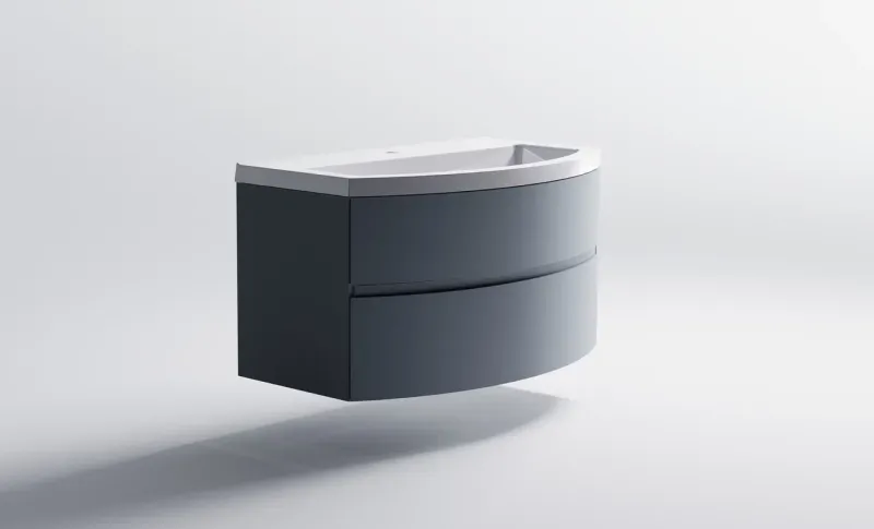 Тумба с раковиной Astra-Form Венеция 2.0 03100002ncss3005-r80b+04010019 100 см голубой матовый