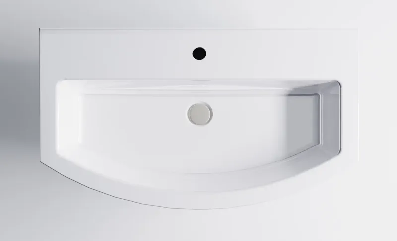 Тумба с раковиной Astra-Form Венеция 2.0 3100003ncss3005-r80b+04010022 80 см голубой матовый