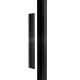 Душевая дверь в нишу Vincea Slim Soft 130 см, профиль черный, стекло прозрачное