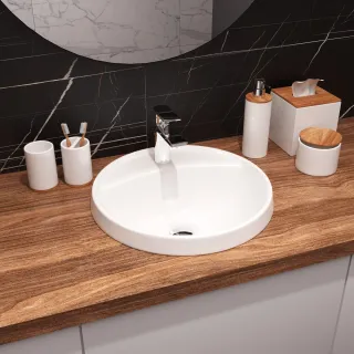 Раковина Sanita Luxe Art WB.IN/Art/43-C/WHT.G/S1 42.7 см