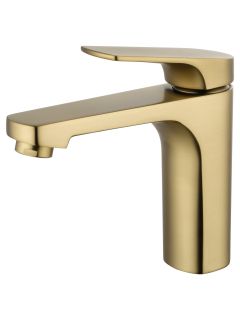 Смеситель для раковины Wonzon & Woghand WW-A40492-BG брашированное золото