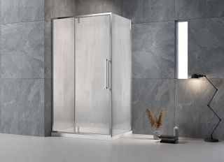 Душевой уголок Veconi Rovigo RV-034R, 1000х800х1950, хром, стекло дождь