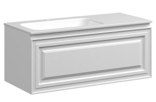 Подвесная тумба под раковину Sancos Very VR100LW левая 100см Bianco