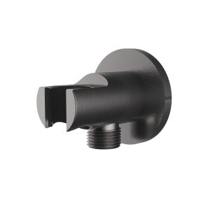 Держатель ручного душа Vincea VSC-31GM с подводом воды, вороненая сталь