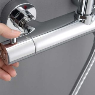 Душевая система Vincea Esse VSFS-1E0TCH термостатическая хром