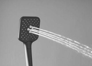 Душевая стойка Vincea Next VSFS-1N1TBG термостатическая, брашированное золото