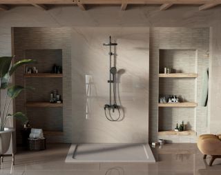 Душевая стойка Vincea VSFS-413MB, черный