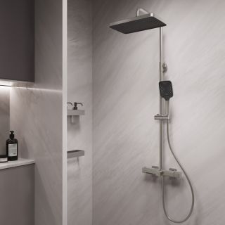 Душевая стойка Vincea Core VSFS-4CO1BN, брашированный никель