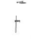 Душевой комплект Vincea Groove VSFW-4G01GM встраиваемый, двухрежимный, вороненая сталь