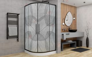 Душевой уголок AvaCan HB 120 MT 120x120 см чёрный