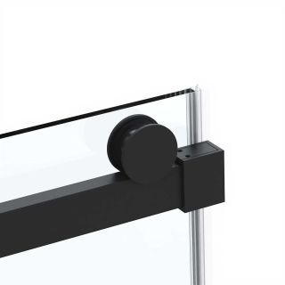 Душевой уголок Vincea Como Soft VSR-1CS9012CLB, 1200*900, черный, стекло прозрачное