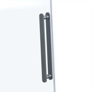 Душевой уголок Vincea Como Soft VSR-1CS9012CLGM, 1200*900, вороненая сталь, стекло прозрачное