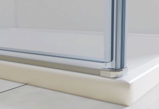 Душевой уголок Vincea Extra VSR-1E101190CLGM, 1000/1100*900, вороненая сталь, стекло прозрачное