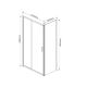 Душевой уголок Vincea Garda VSR-1G8015CLB, 1500*800, черный, стекло прозрачное