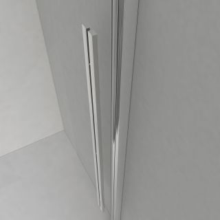 Душевой уголок Vincea Lugano VSR-1L9012CLGM-1, 1200*900, вороненая сталь, стекло прозрачное