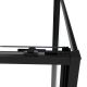 Душевой уголок Vincea Slim Soft VSR-1SS1010CLB, 1000*1000, черный, стекло прозрачное
