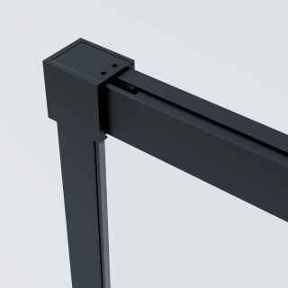 Душевой уголок Vincea Soft 2 VSR-3SO29012CLB, 1200*900, черный, стекло прозрачное