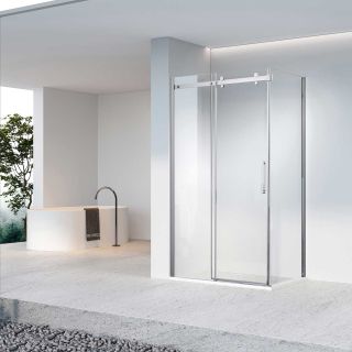 Душевой уголок Vincea Como-N VSR-4CN8013CL, 1300*800, хром, стекло прозрачное