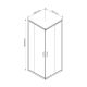 Душевой уголок Vincea Garda VSS-1G9012CLBN, 1200*900, брашированный никель, стекло прозрачное