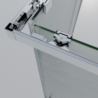 Душевой уголок Vincea Rapid-N VSS-3RN8012E10MT, (700-800)x(1100-1200), хром, стекло текстурное