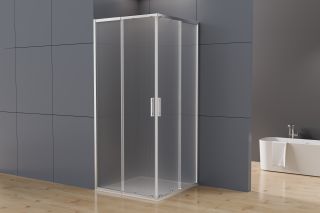 Душевой уголок Vincea Rapid-N VSS-3RN9011E10MT, (800-900)x(1000-1100), хром, стекло текстурное