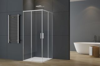 Душевой уголок Vincea Soft 2 VSS-3SO2900CL, 900*900, хром, стекло прозрачное