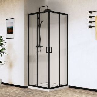 Душевой уголок Vincea City VSS-5CT900CLB 90x 90 см